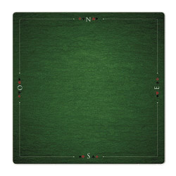 Tapis de Bridge Prestige Vert (78 x 78cm)