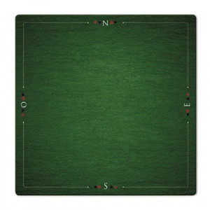 Tapis de Bridge Prestige Vert (78 x 78cm)