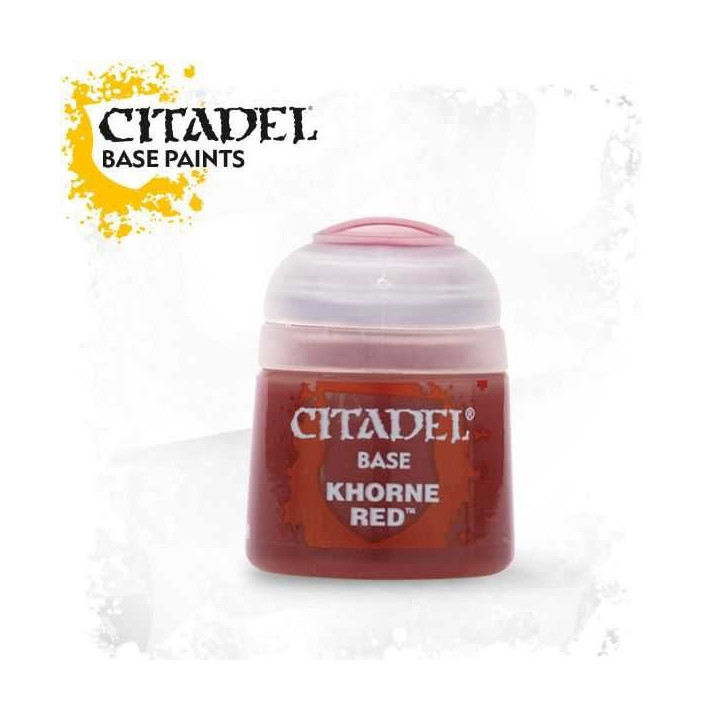 Acheter Citadel Base Khorne Red - Games Workshop - Ludifolie