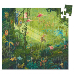 Puzzle Silhouette - 54 Pièces - Dans La Jungle