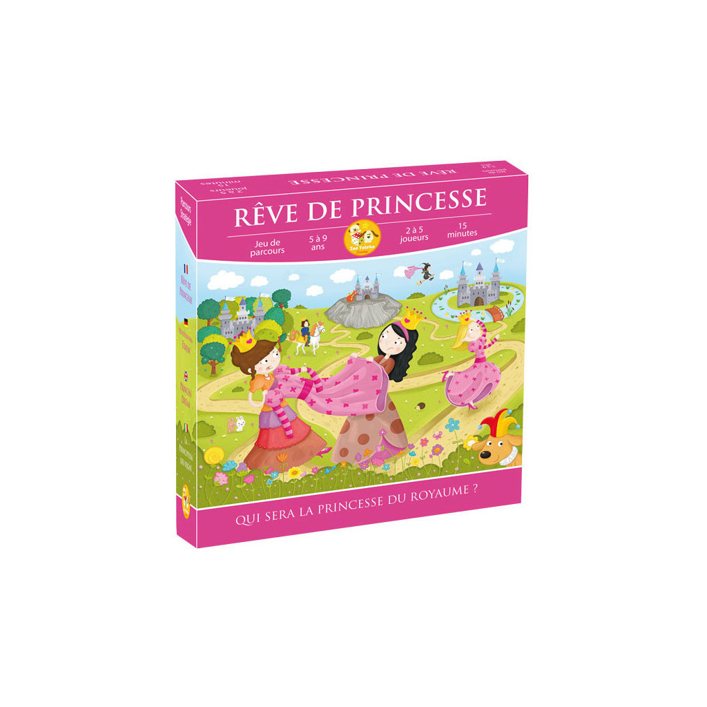 REVE DE PRINCESSE, un jeu de parcours et de stratégie, à partir de