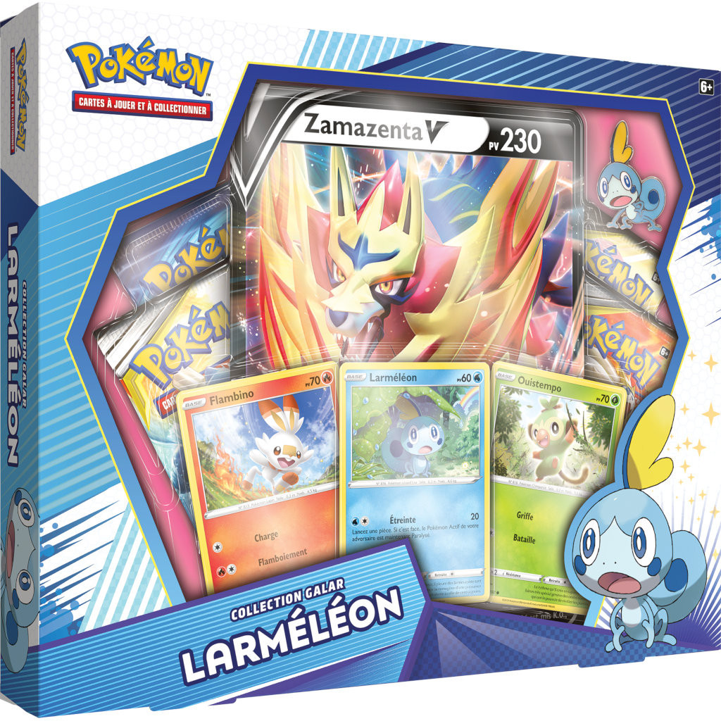 Acheter Coffret Pokémon Epée et Bouclier Larméléon Zamazenta V