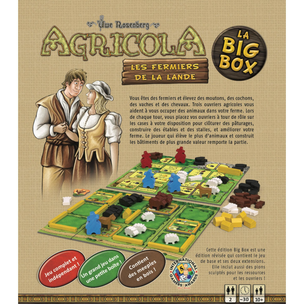 Acheter Agricola Big Box 2 Joueurs - Jeu de société - Ludifolie