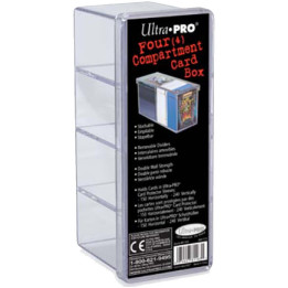Acheter Deck Box 240 Cartes - Acrylique - 4 Compartiments - Ludifolie