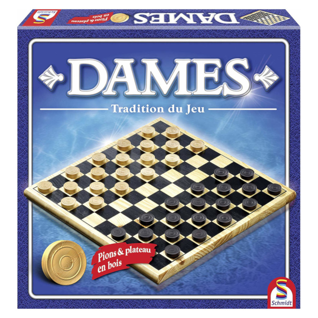 Acheter Jeu de Dames Tradition en Bois - Schmidt - Ludifolie