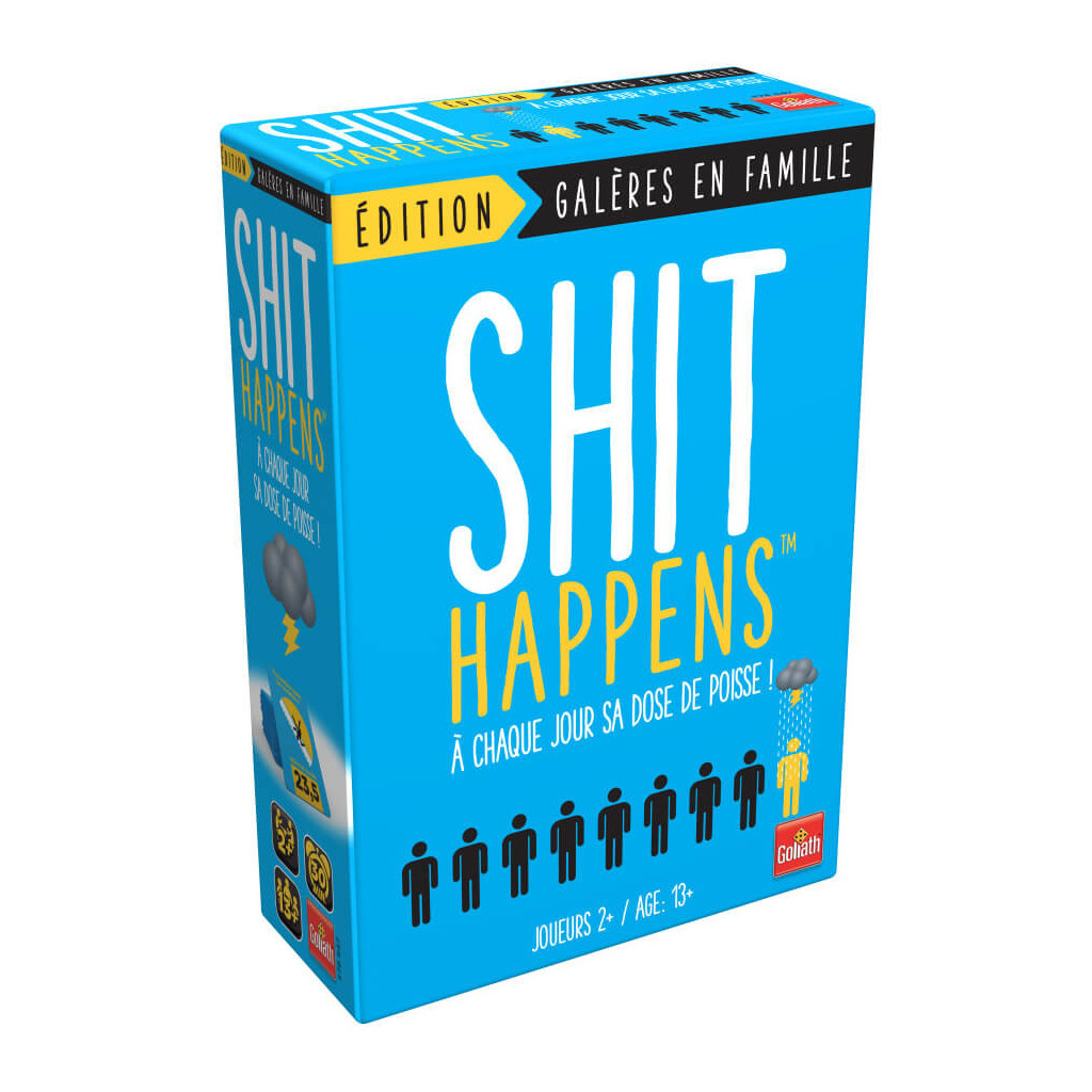 Shit happens - original - jeu de société adulte - délires et