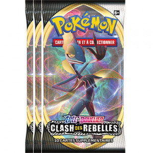 booster Epée et Bouclier Clash des Rebelles EB2 Pokémon pack loisir EB02 2020