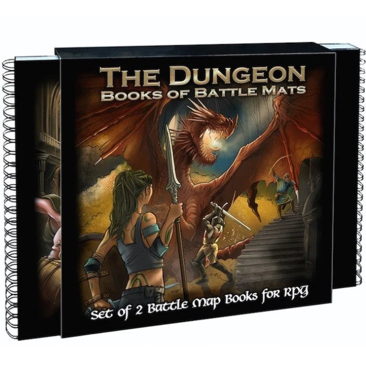 Acheter The Dungeon Books of Battle Mats - Ludifolie