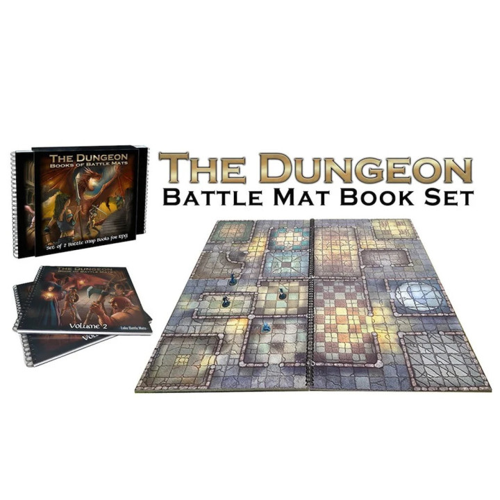Acheter The Dungeon Books of Battle Mats - Ludifolie