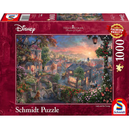 Acheter Puzzle Disney - La Belle et le Clochard - 1000 pièces