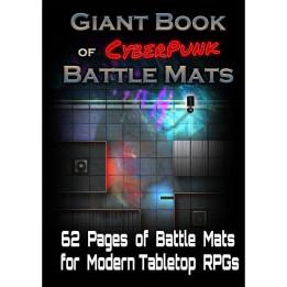 Acheter Giant Book of Cyberpunk Battle Mats - JDR - Ludifolie