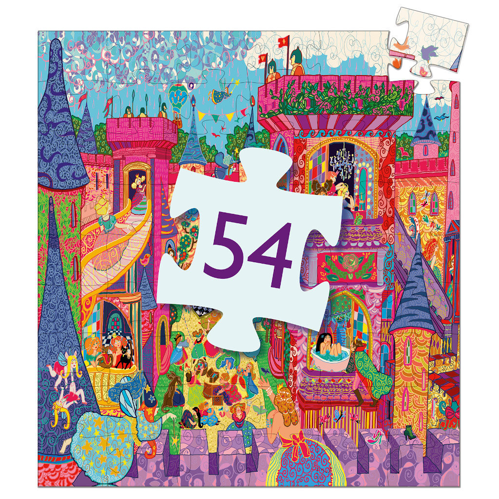 Puzzle Djeco 5 ans Vaillant et les dragons 54 pièces - 12,90€