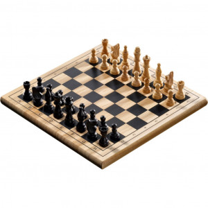 Echecs et Dames en Bois - Tradition Schmidt