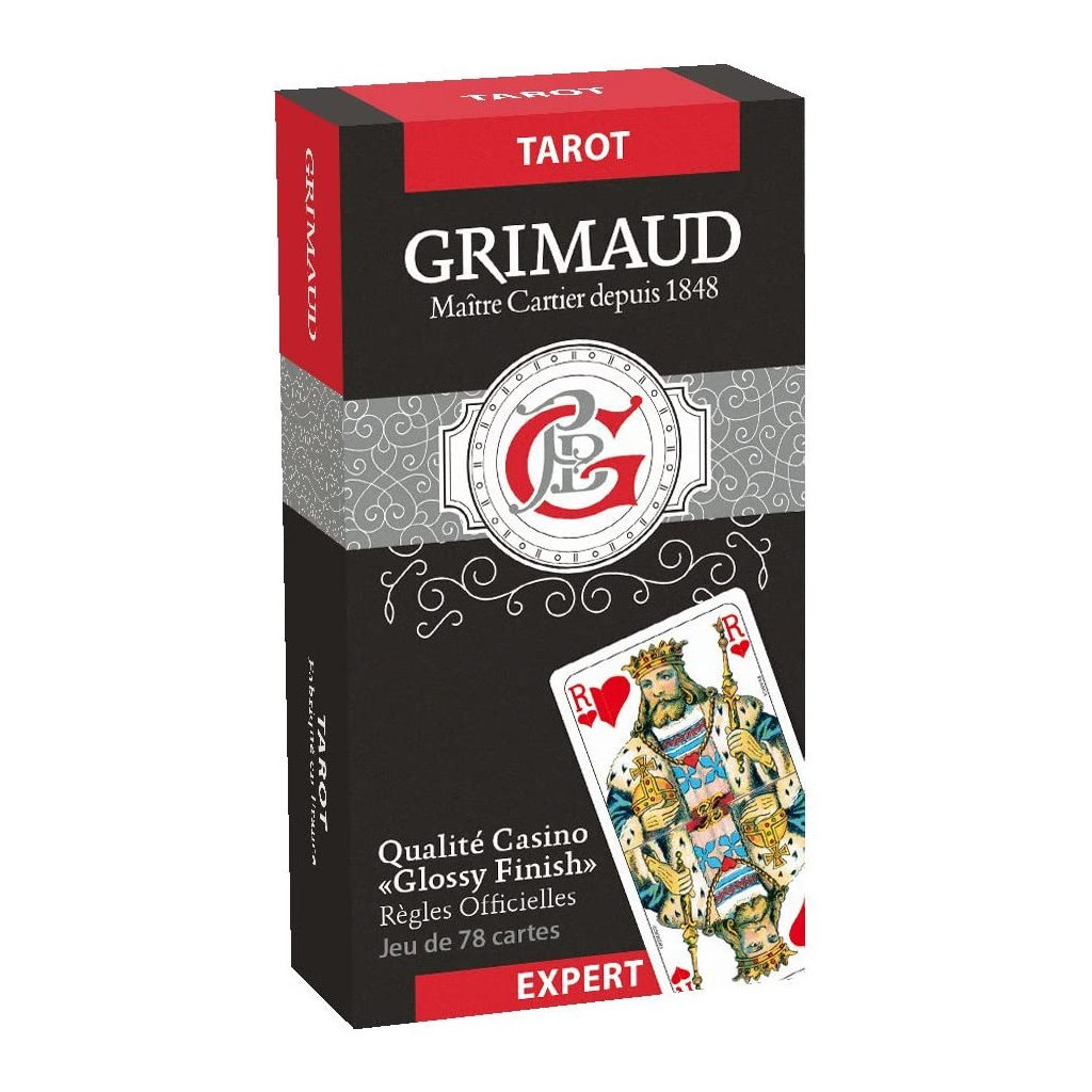 Jeu de 54 cartes traditionnelles Origine rouge - Cartes Grimaud