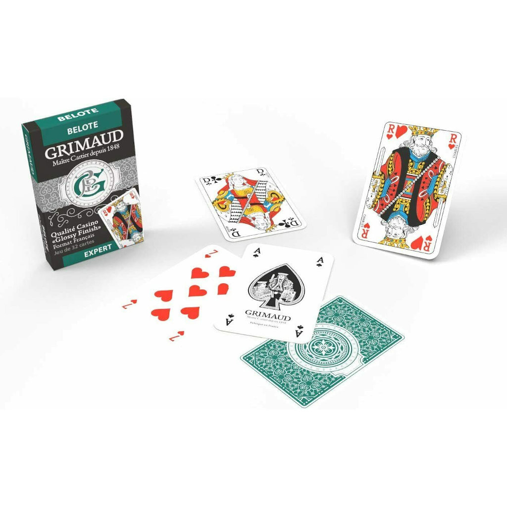 Acheter Jeu de 32 Cartes - Belote - Grimaud Expert - Ludifolie