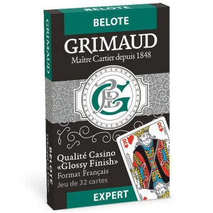 Acheter Jeu de 32 Cartes - Belote - Grimaud Expert - Ludifolie