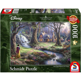 Acheter Puzzle Disney - La Chaumière de Blanche Neige - 1000 pièces