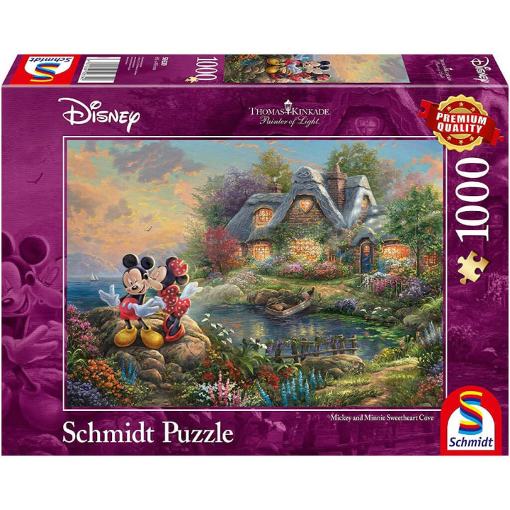 Acheter Puzzle Disney - Mickey et Minnie Sweetheart - 1000 pièces