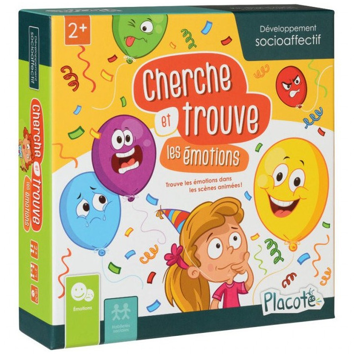 Acheter Cherche et Trouve les Emotions - Placote - Ludifolie