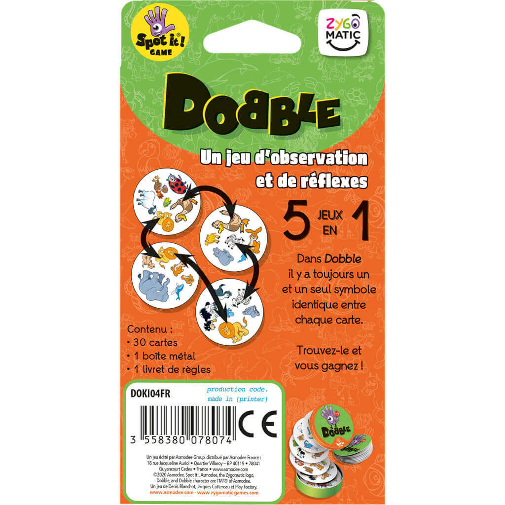 Dobble, le jeu de société familial incontournable pour tous
