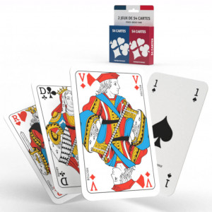 Acheter Jeu de 2x54 Cartes - Rami Basic - Ludifolie