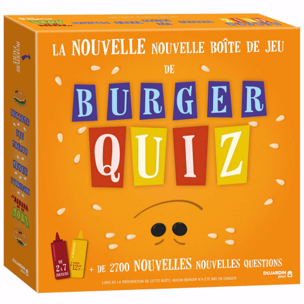 Dujardin Jeux - Burger Quiz - A partir de 10 ans : : Jeux