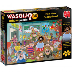 Puzzle Wasgij Original 36 - New Year Resolutions - 1000 pièces