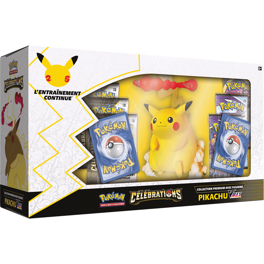 Peluche Pikachu coffret pour les 20 ans Pokémon