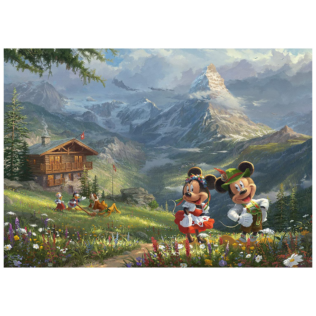 Puzzle Disney Mickey et Minnie - 1000 pièces - Puzzle 