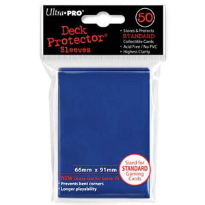 50 Protège Cartes Standard Bleu - Ultra Pro