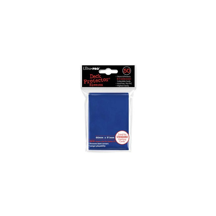 50 Protège Cartes Standard Bleu - Ultra Pro