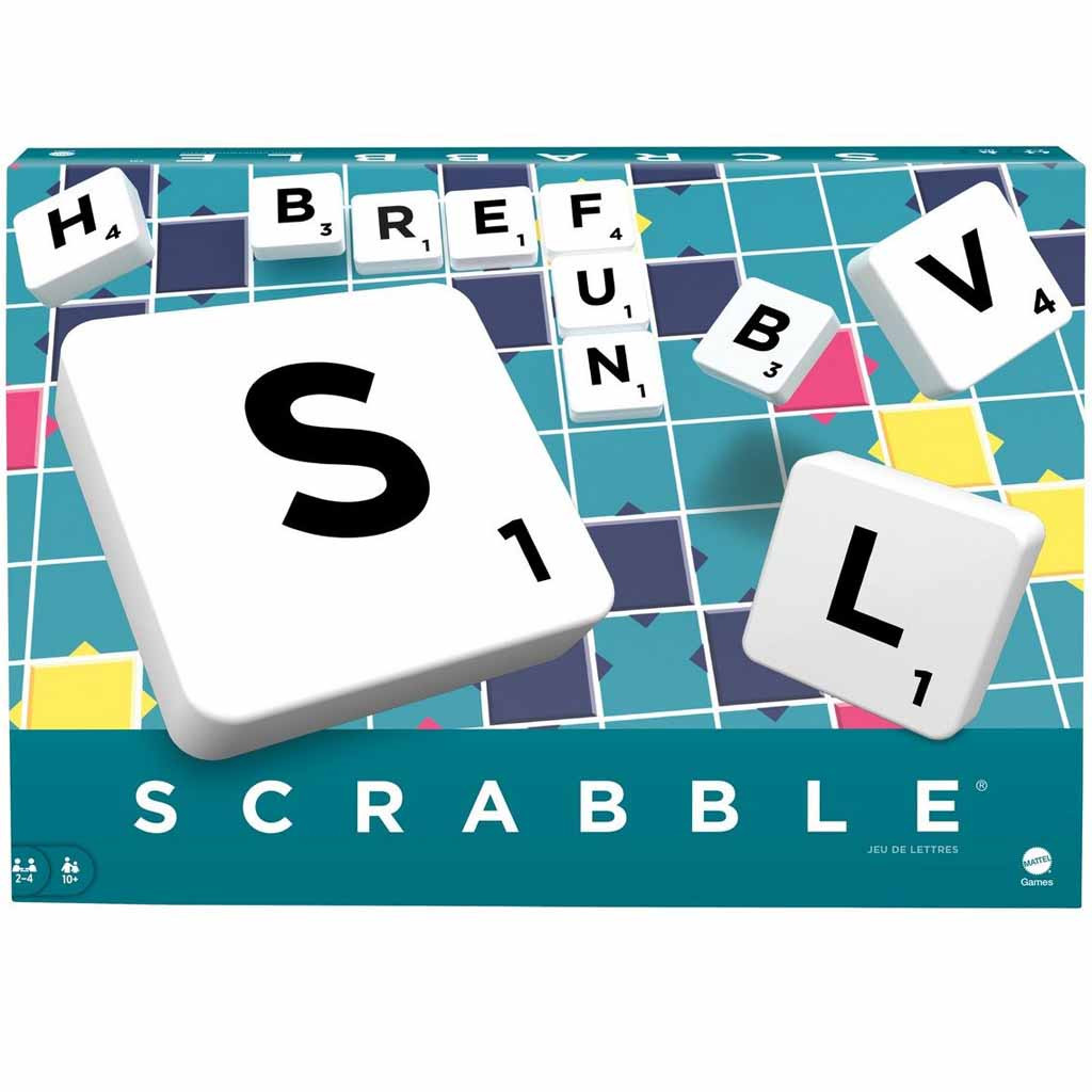 Scrabble Classique Mattel Games : King Jouet, Jeux de réflexion Mattel  Games - Jeux de société