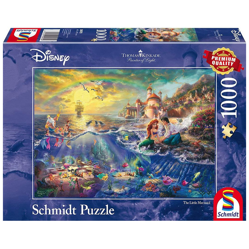 Acheter Puzzle Disney - La Petite Sirène - 1000 pièces - Ludifolie