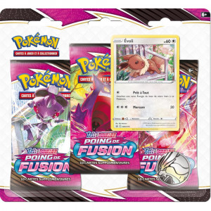 Pack 3 Boosters - EB08 Poing de Fusion - Evoli