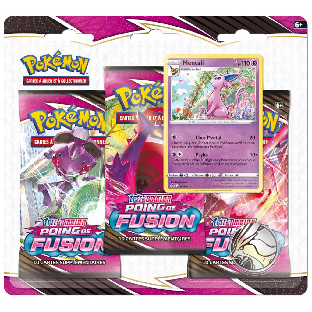 Pack 3 Boosters - EB08 Poing de Fusion - Mentali