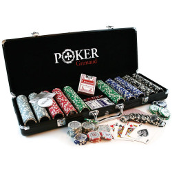 Mallette Poker - Premium Grimaud - 500 Jetons