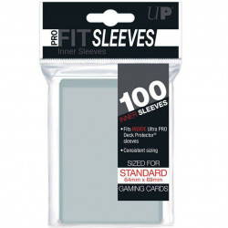 100 proteges cartes 41 x 63 mm mini pochette plastiques transparentes.