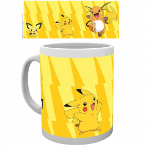 Mug Pokemon - Pikachu avec 3 images