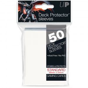 50 Protège Cartes Standard Blanc - Ultra Pro