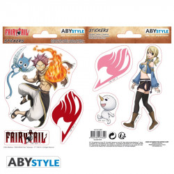 Fairy Tail - Stickers Natsu & Lucy (16x11cm / 2 planches)