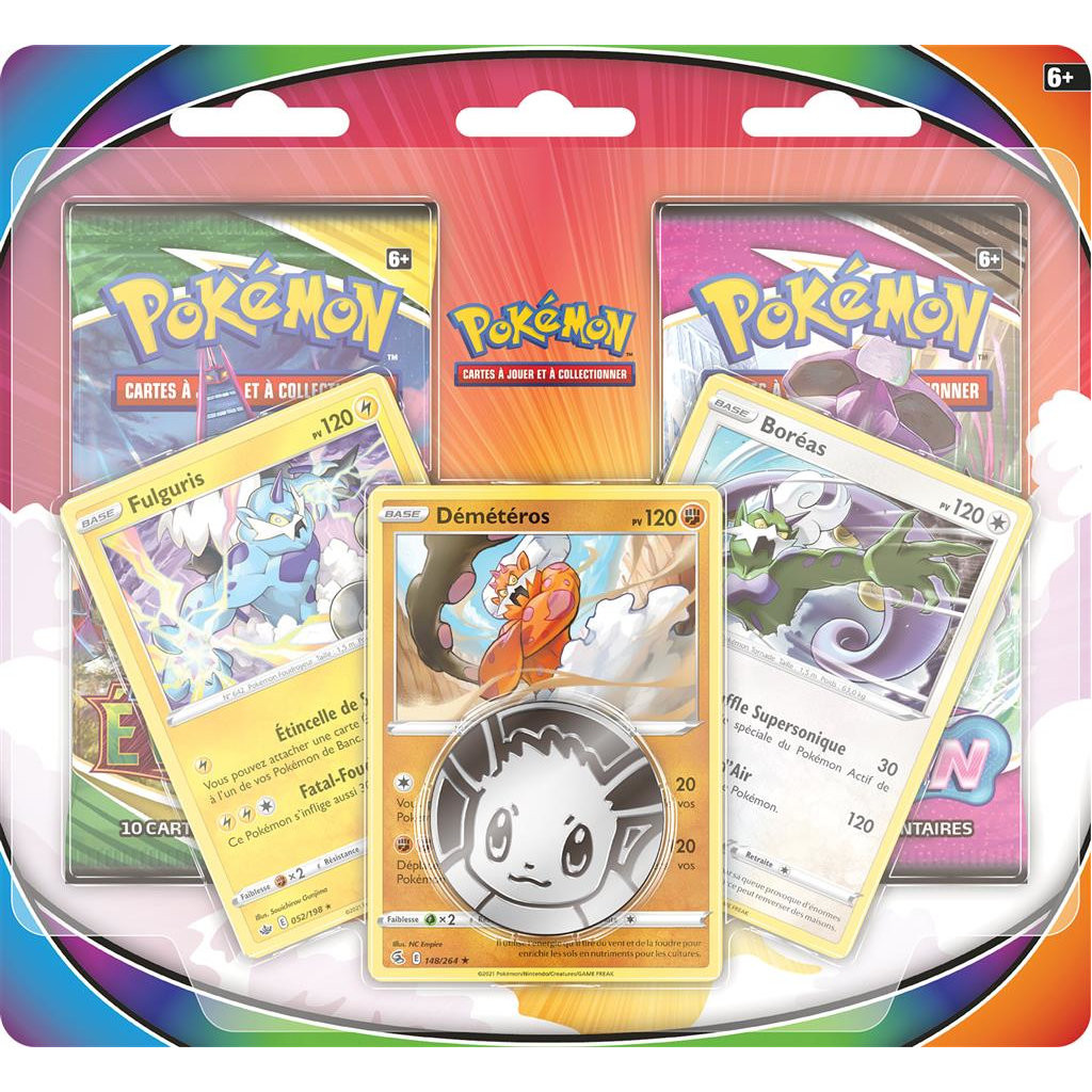 Acheter Pokémon Pack 2 Boosters Janvier 2022 Ludifolie