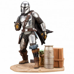 The Mandalorian - Statuette Mandalorian & the Child (26cm)