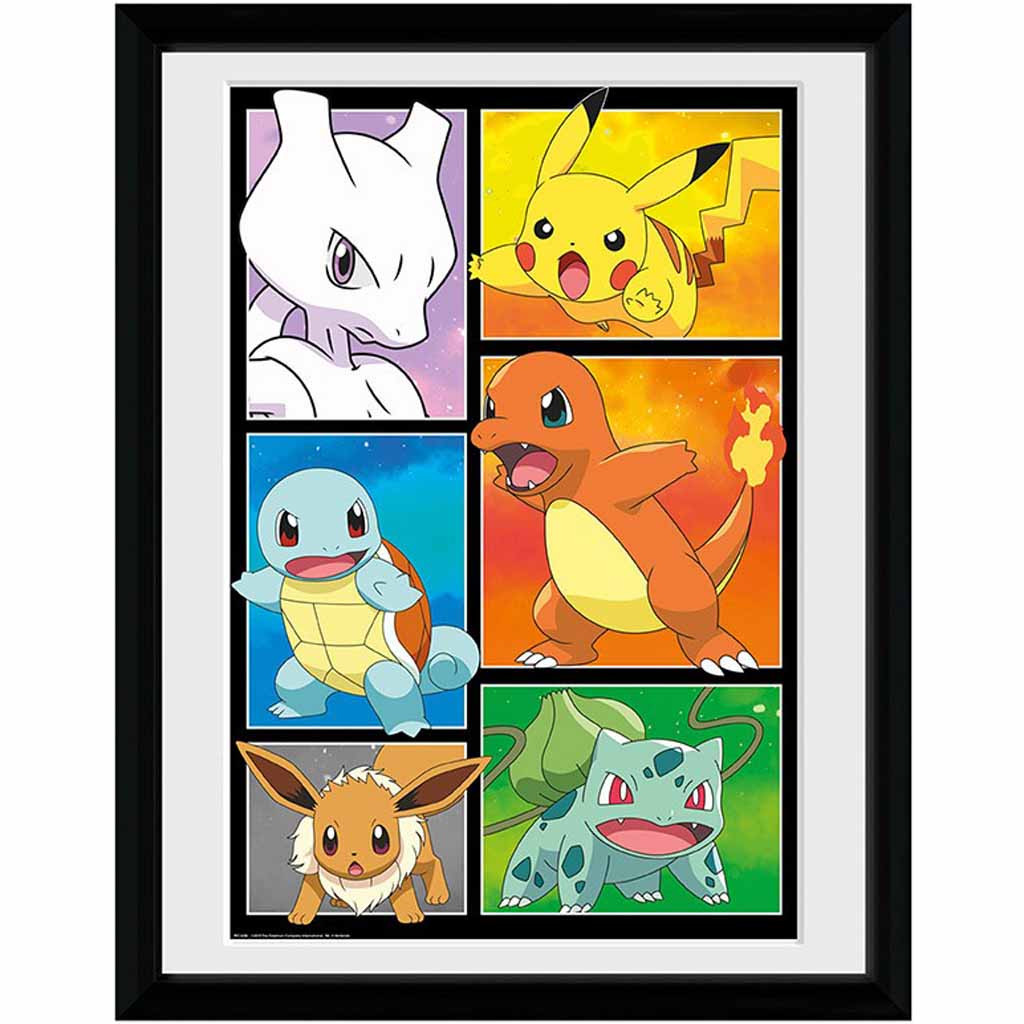 Pokémon - Poster Encadré Planche de BD