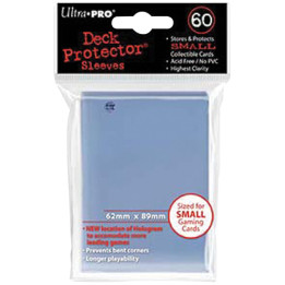 60 Protège Cartes Japonais Transparent