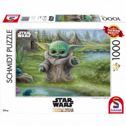 Star Wars The Mandalorian Puzzle Kinkade - Child's Play - 1000 pièces