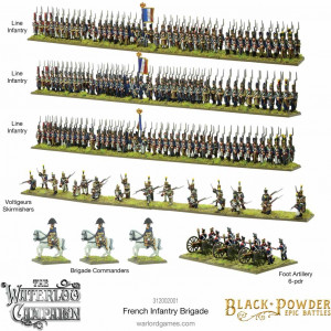 Black Powder Epic Battles : Waterloo - French Infantry Brigade