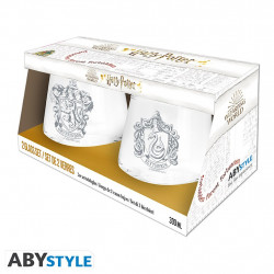 Harry Potter - Set de 2 Verres Gryffondor & Serpentard