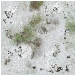 Battle Systems - Winter Snowscape Gaming Mat - 90x90cm