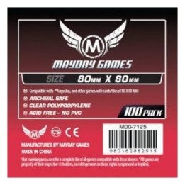 Acheter 100 Protège Cartes 80x80mm Mayday (MDG-7125) - Ludifolie