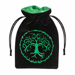 Acheter Sac à Dés Velours - Forêt - Q-Workshop - Ludifolie